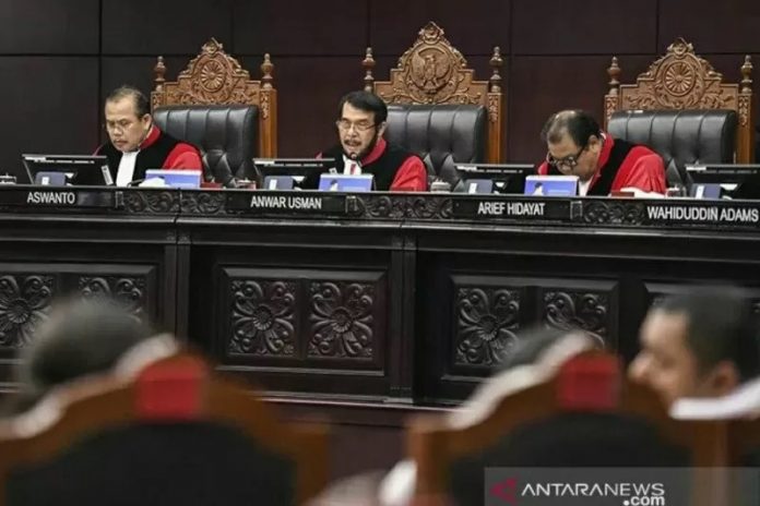 Sidang di Mahkamah Konstitusi. (ilustrasi-antara)