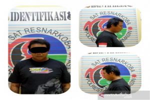 Tersangka pengedar narkoba. (istimewa via antara)