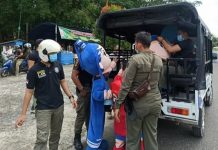 Jadi Badut Jalanan, Enam Anak di Bawah Umur Diamankan Satpol PP Kapuas