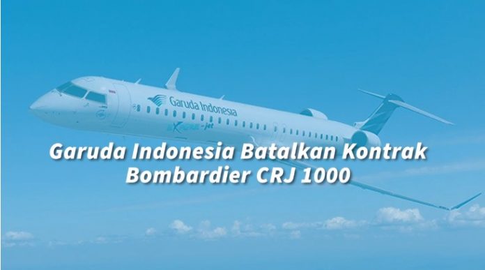 _Garuda Indonesia batalkan kontrak pesawat Bombardier CRJ 1000. (IG @erickthohir)