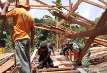 Alhamdulillah, Rumah Bantuan untuk Lia Bocah Korban Banjir Hantakan HST Hampir Rampung