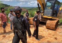 6 Excavator dan 3 Tersangka Diamankan Terkait Tambang Emas Liar