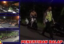 Satlantas Tanah Bumbu Amankan Pebalap Liar di Jalan Lingkar 30