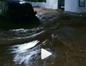 Banjir di Nganjuk, Jawa Timur. (IG @infonganjuk)