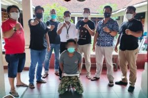 _Pelaku persetubuhan anak di bawah umur. (Polres Kotabaru)