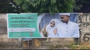 Promosi yang dilakukan WO Aisha Weddings yang bikin heboh media sosial. (Tribrata Polri)