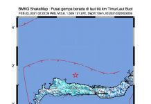 Sulawesi Kembali Diguncang Gempa, Kali Ini Berkekuatan Magnitudo 5,8
