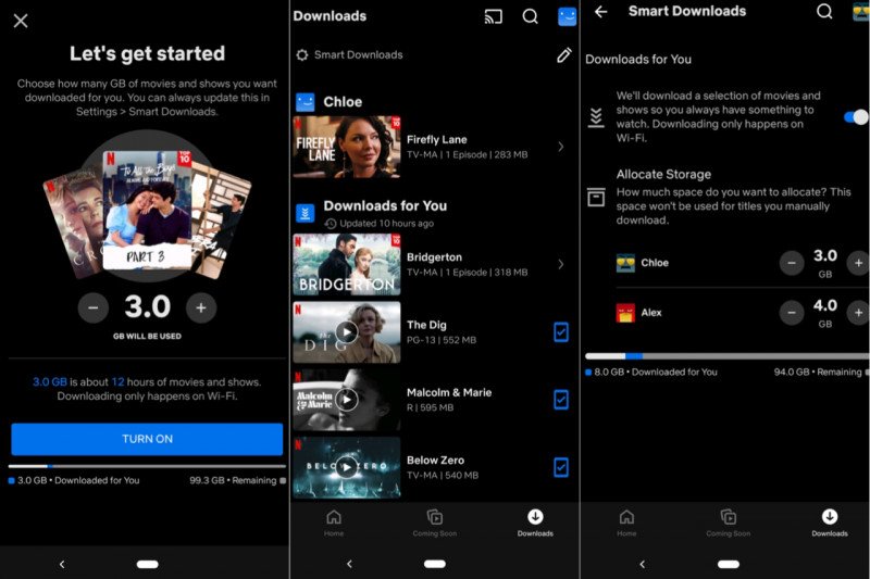 Netflix tambah fitur download baru. (HO-antara)