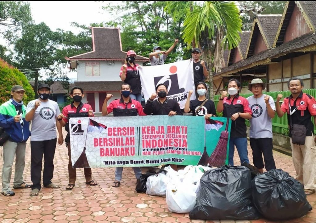 Oi Banjarmasin Peduli sampah. (istimewa)