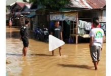 Antasan Senor Martapura Hingga Pagi Ini Masih Tergenang di Atas Mata Kaki