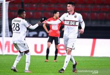 Liga Prancis: Dibekap Tren Buruk, Nice Temukan Secercah Harapan di Kandang Rennes