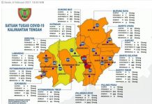 Kasus Covid Naik, Palangkaraya Masuk Zona Merah, 11 Kabupaten Zona Oranye