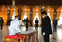 H Saidi Mansyur dan Said Idrus Al Habsyi Resmi Jabat Bupati dan Wakil Bupati Banjar