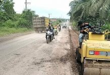 Jalan Asam Asam-Jorong Diperbaiki dengan Rekonstruksi Sistem CTRB