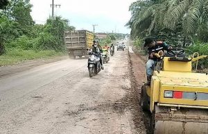 Pembangunan jalan trans Kalimantan di Asam Asam - Jorong. (BPJN Kalsel)