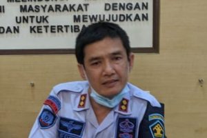 Kepala Rutan Kelas IIB Kandangan, Jeremia Leonta. (antara)