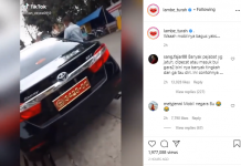 Viral, Video Perempuan 'Pamer' Sedan Mewah Suami Berpelat Dinas TNI