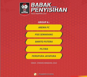 Hasil drawing Barito Putera. (IG @psbaritoputeraofficial)