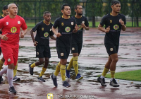 Mengintip Skuad Barito Putera Latihan Hadapi Piala Menpora, Diguyur Hujan Tak Masalah