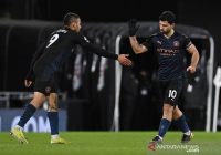 Liga Inggris: Sergio Aguero Lega Akhirnya Bisa Mencetak Gol Saat City Menggilas Fulham