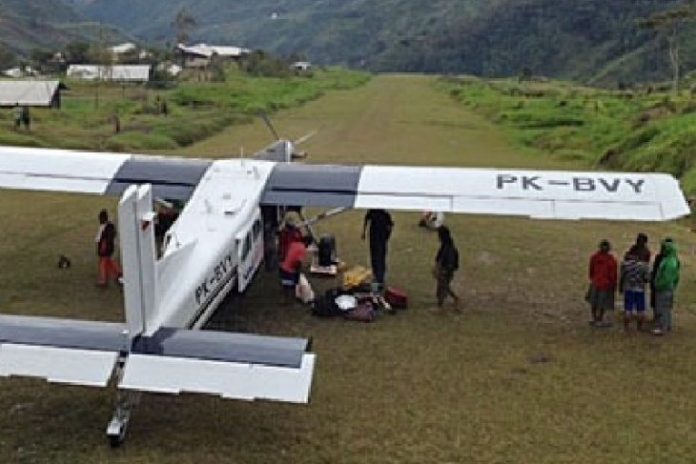 Pesawat milik Susi Air yang melayani pedalaman Papua. (ANTARA/HO/pihak ketiga)