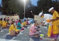 Umat Hindu HST Gelar Rangkaian Hari Suci Nyepi di Pura Agung Datu Magintir Batang Alai Selatan