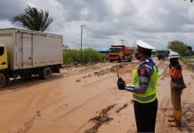 Pengerjaan Separoh Jalan Darurat Gubernur Syarkawi Dikebut