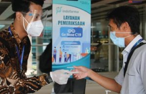 Angkasa Pura I akan melakukan simulasi penggunaan alat pendeteksi Covid-19, GeNose C-19, di sejumlah bandara. (Forum Humas BUMN)