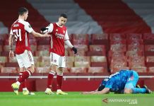 Liga Eropa: Kemenangan Olympiakos di Leg Kedua Tak Mampu Jegal Arsenal ke Perempat Final