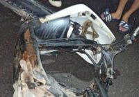 Lakalantas di Sungai Tabuk, Korban Meninggal Dunia Pengendara Suzuki Spin Bernama Ariadi