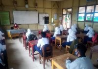 Suasana Dimulainya PTM SD dan SMP di Banjarmasin