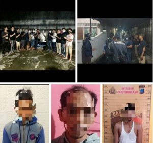 Tiga tersangka pencurian ayam di Tala. (Resmob Polda Kalsel)