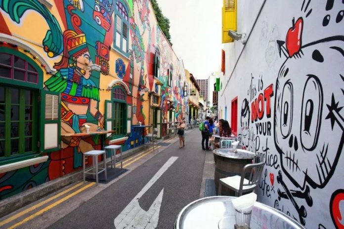 Haji Lane, Singapura (antara-STB)