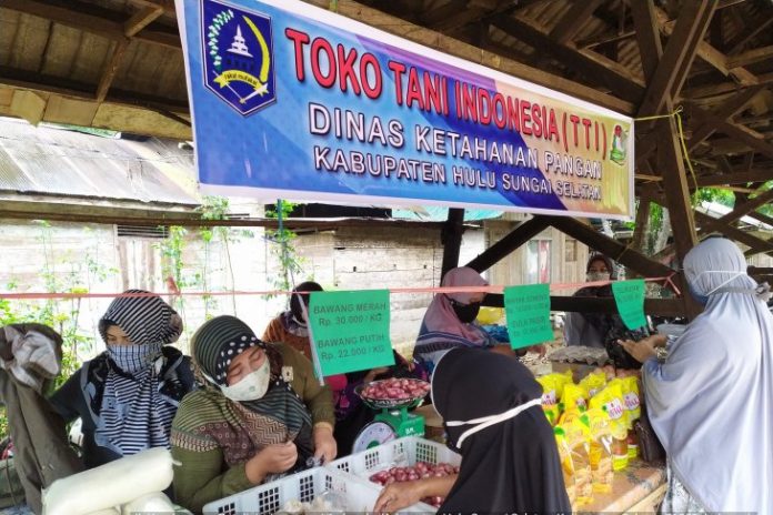 Pasar Murah dan Bazar TII di Kabupaten HSS (Fathurrahman/Dinas Ketahanan Pangan HSS /Antarakalsel)