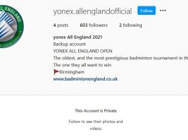 Disebut Diskriminasi Tim Bulutangkis Indonesia, Akun Instagram All England Menghilang Setelah Diserbu Netizen +62