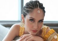 Cantiknya Cinta Laura Dalam Balutan Sari India