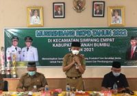 Memantapkan Pemulihan Ekonomi dan Pembangunan Jadi Tema Musrenbang RKPD 2022 Tingkat Kecamatan di Tanah Bumbu