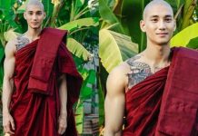 Sosok Paing Thakon Sang Biksu Tampan nan Kekar ini Viral di Media Sosial, Ditakuti Junta Militer Myanmar
