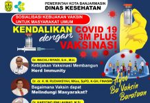Kendalikan Covid-19 Dengan 3M Plus Vaksinasi Dalam Pandangan Alquran, Ikuti Sosialisasi Virtual Oleh Dinas Kesehatan Kota Banjarmasin