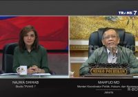 Menkopolhukam Prof Machfud MD Kagum Melihat Gerakan Jenderal (Purn) Moeldoko, "Ribut Berebut Demokrat" Mata Najwa Trans Tv