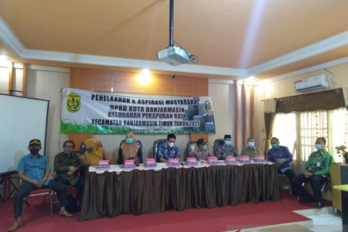 Reses anggota DPRD Kota Banjarmasin ke Pekapuran Raya, Banjarmasin Timur. (antara)