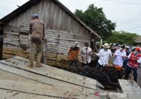 PMI Bersama Pemkab Tanah Laut Bangun Jembatan Desa Panjaratan