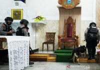 Polresta Banjarmasin Turunkan Anjing Pelacak Sterilisasi Sembilan Gereja