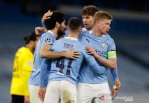 Perempat Final Liga Champions: Leg 1, City Menang Tipis Atas Dortmund