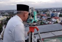 Senin Kemenag Kalsel Gelar Rukyatul Hilal Awal Ramadhan 1442 dengan Prokes Ketat