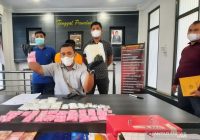 Pengedar Narkoba Ditangkap di Cempaka Besar Banjarmasin, Miliki 1,83 Kg Sabu dan 866 Pil Ekstasi