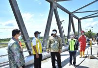 Pj Gubernur Safrizal: Alhamdulillah Jembatan Sungai Salim Mataraman Dapat Digunakan
