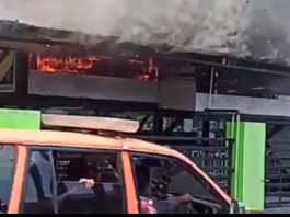 Wong Solo Kayutangi Dilalap Api, Diduga Akibat Kebocoran Tabung Gas, Nyaris Jilat STIEI