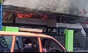 Kebakaran di Wong Solo Kayutangi Banjarmasin. (IG)