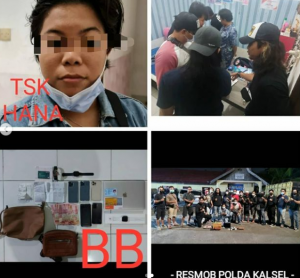 Mahasiswi Kalteng kuras ATM ibu angkat. (Resmob Kalsel)